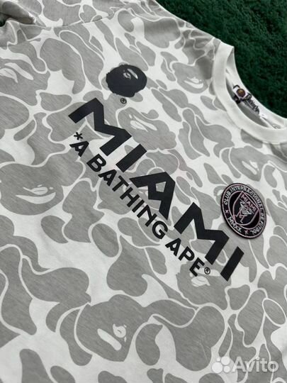 Футболка bape x inter miami