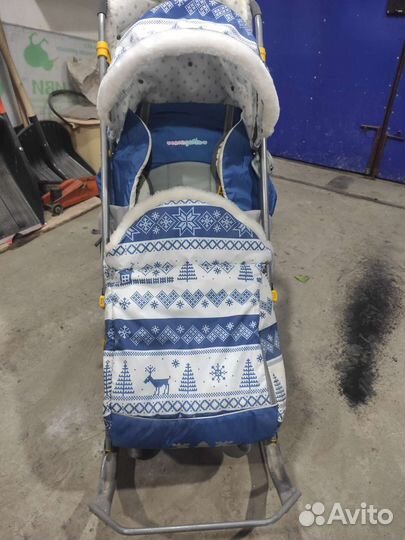 Санки коляска ника