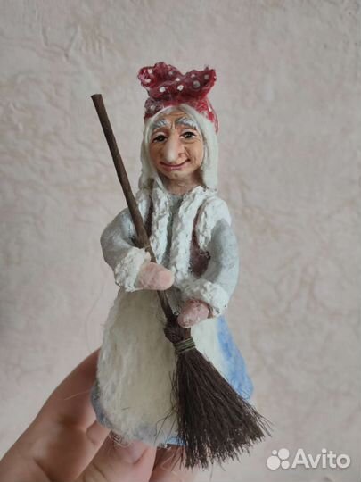 Ватные елочные игрушки