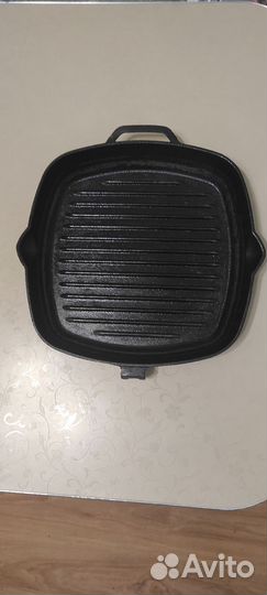 Чугунная сковородка гриль