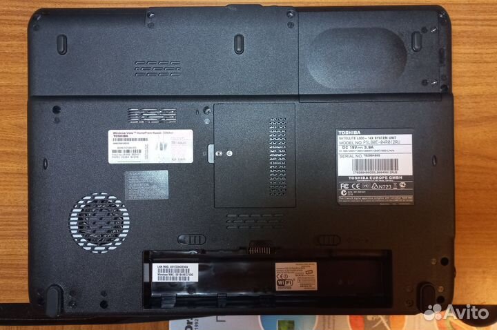 Ноутбук Toshiba L300 - 14X system unit