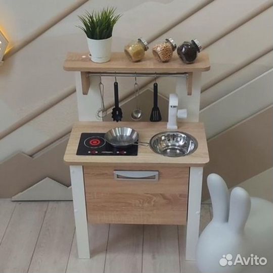 Детская кухня sitstep Элегантс с интерактивной пли