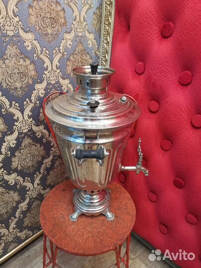 Старинный Угольный Самовар полный комплект
