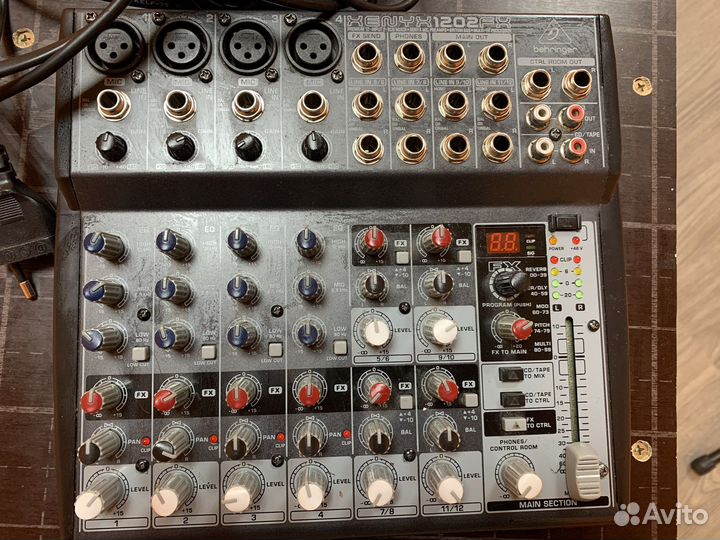 Микшерный пульт behringer xenyx 1202fx