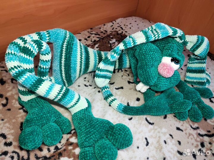 Плюшевый заяц Кекс