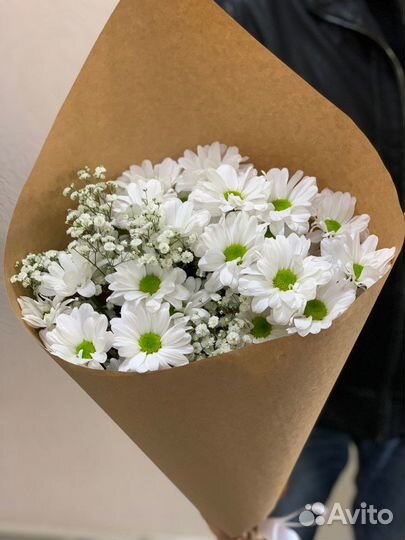 Цветы, букеты из хризантем