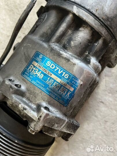 Компрессор кондиционера 1J0820803K Seat Volkswagen