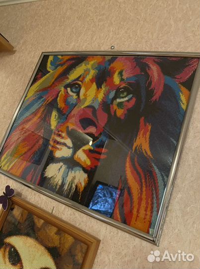 Готовая картина алмазная вышивка