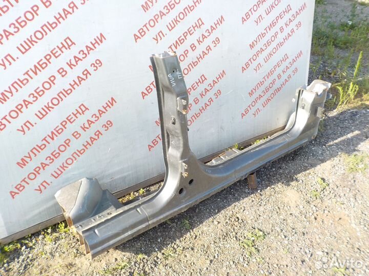 Порог правый со средний стойкой Шевроле Вива