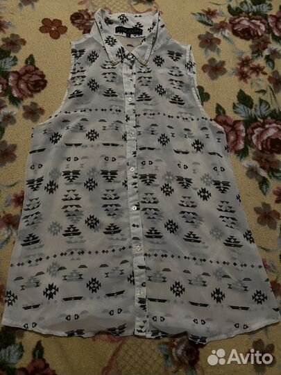 Блузка женская полупрозрачная