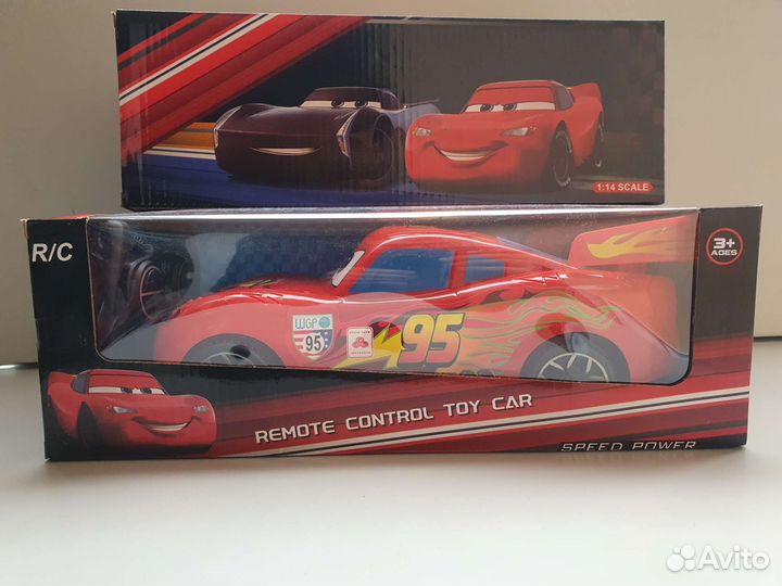 Молния маквин на радиоуправлении большая