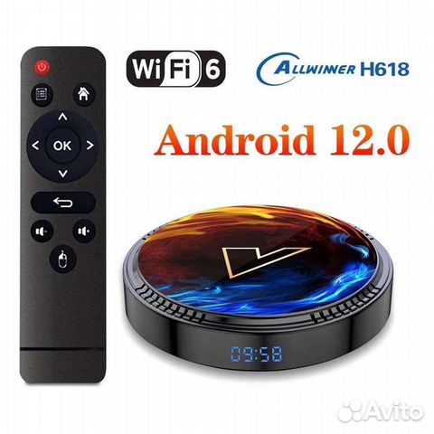 Smart tv приставка Vontar h1 Android 12 2/16gb