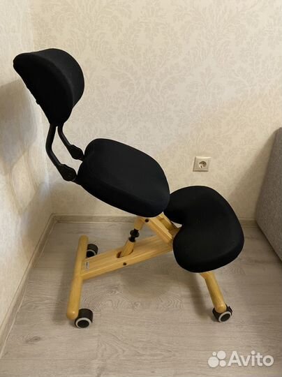 Коленный стул со спинкой, smartstool деревянный