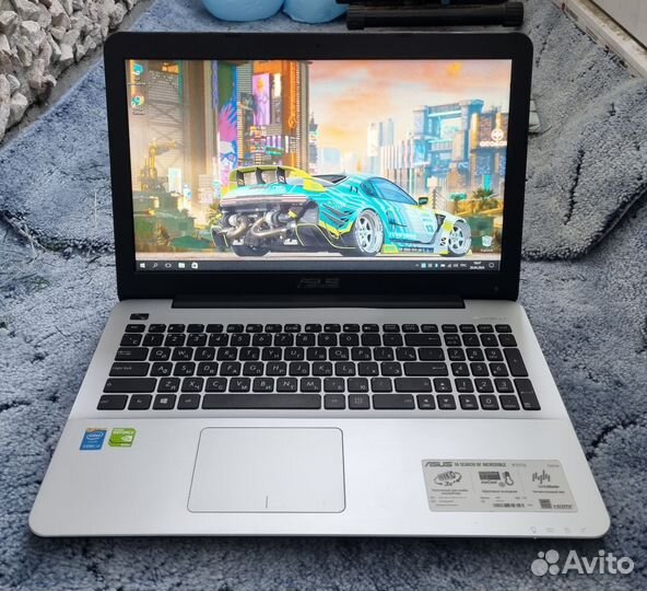 Игровой ноутбук asus i3/920M/8озу/480ssd