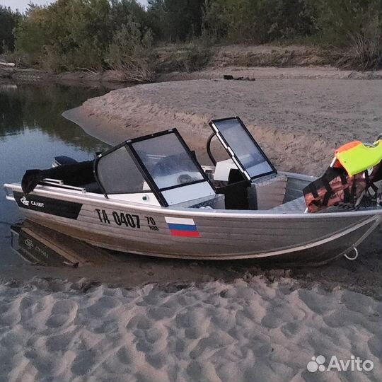 Салют 430 + mercury 30