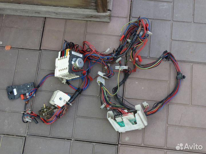 Проводка с блоками управления для стиралки Индезит