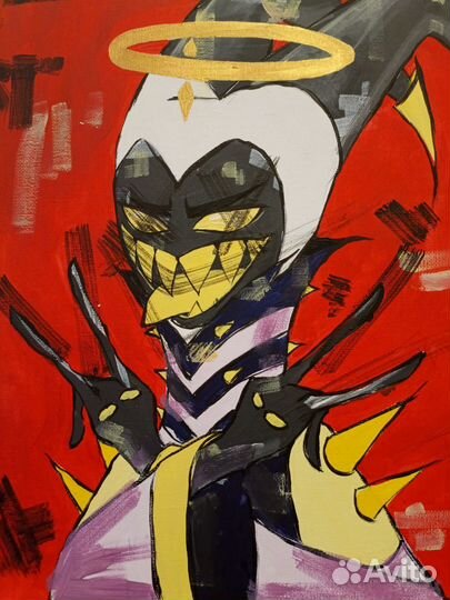 Картина акрилом на холсте