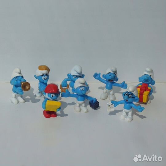 Игрушки смурфики коллекция
