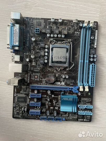 Материнская плата с процессором i3
