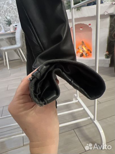 Кожаная куртка mango натуральная