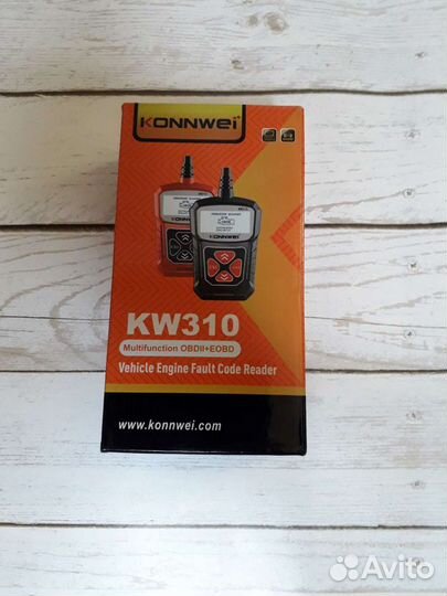 Диагностический сканер OBD II KW310