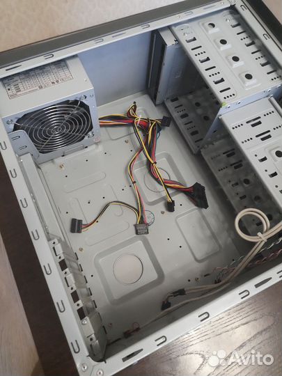 Корпус для пк с dvdrw (+бп 450Вт нерабочий)