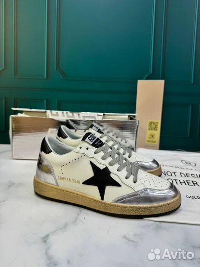 Кеды golden goose натуральные