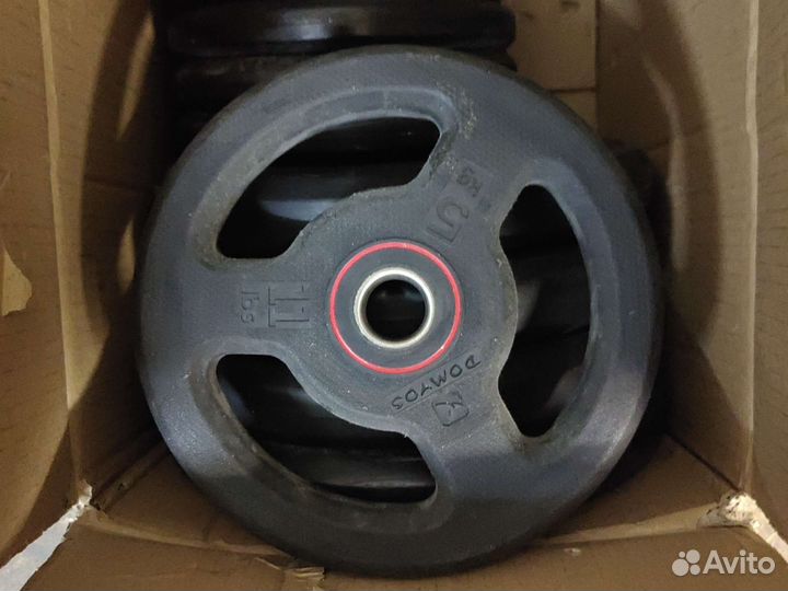 Диски блины гриф для штанги domyos