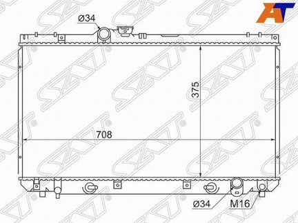 Радиатор lexus IS200