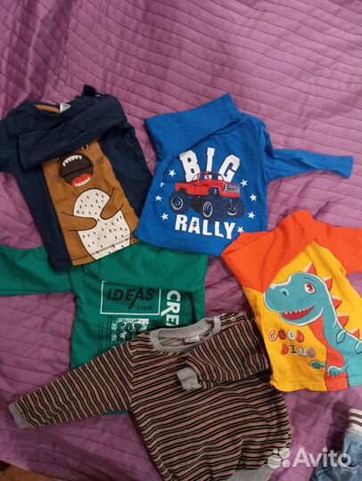 Детские вещи пакетом на мальчика 74 80 86
