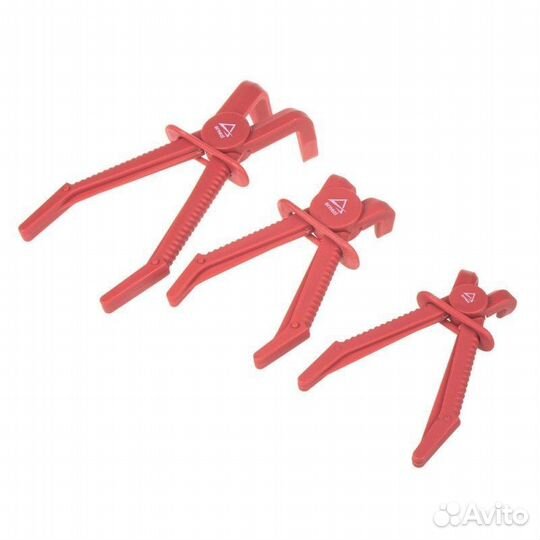Набор загнутых зажимов для резиновых шлангов