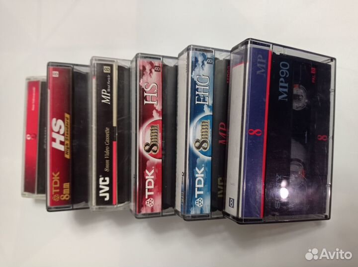 Видеокассеты VHS, 8 мм