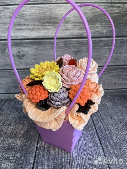 Съедобные букеты, подарок, сухофрукты