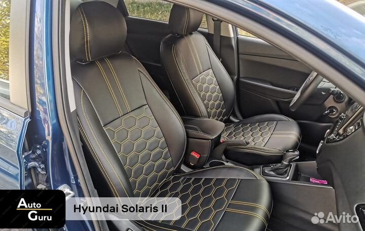 Чехлы на Hyundai Solaris 2