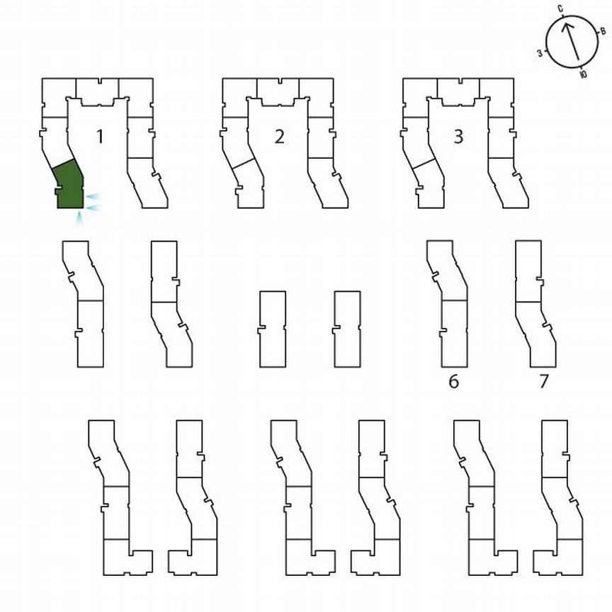 2-к. квартира, 52,3 м², 3/3 эт.