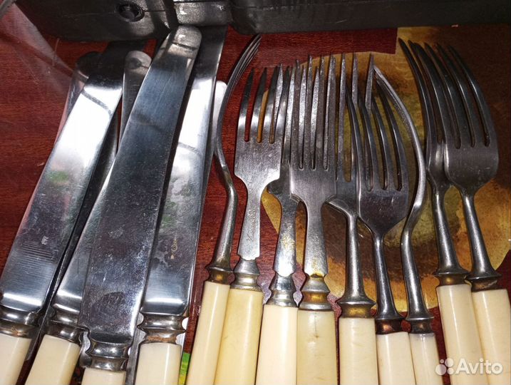 Набор столовых приборов вилки ножи СССР
