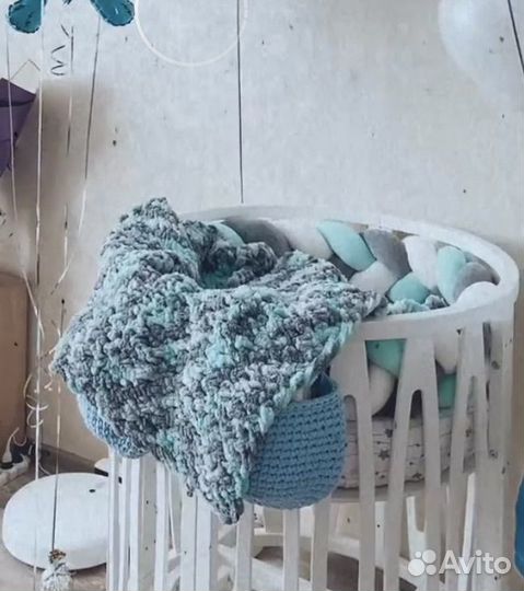 Детская кроватка круглая