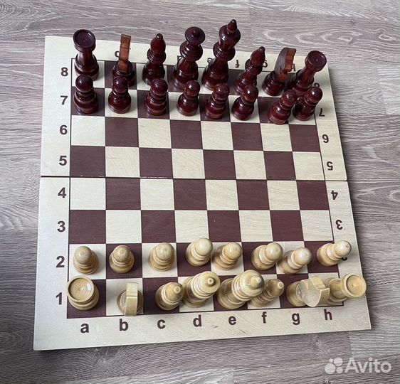 Шахматы деревянные 43х43