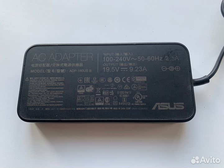 Оригинал Б/У блок питания asus 19.5v 9.23a 180w