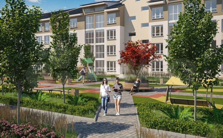 2-к. квартира, 56 м², 2/4 эт.