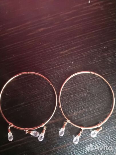 Серьги золото