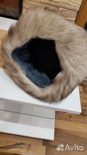 Шапка из песца женская