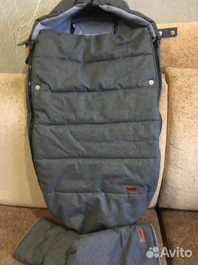 Зимний конверт “Lamby” + муфта-рукавички