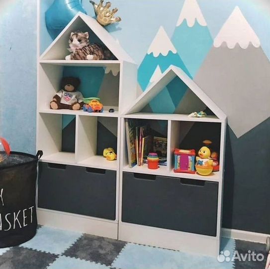 Детский стеллаж для игрушек