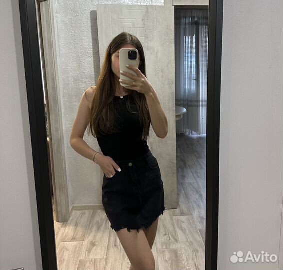 Джинсовая юбка