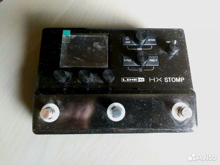 Line 6 hx stomp гитарный процессор