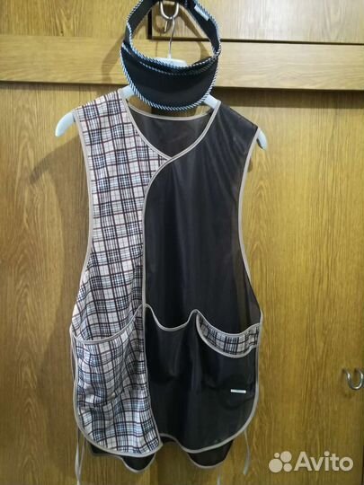 Фартук с козырьком для продавца