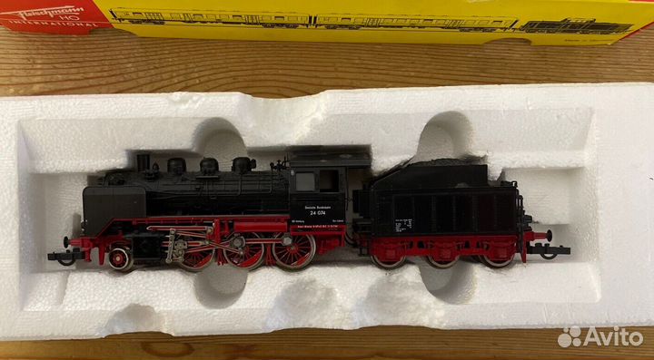 Fleischmann HO 4140 BR 24 074 DB Hamburg паровоз