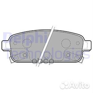 Колодки задние Chevrolet cruze, Opel astra J LP