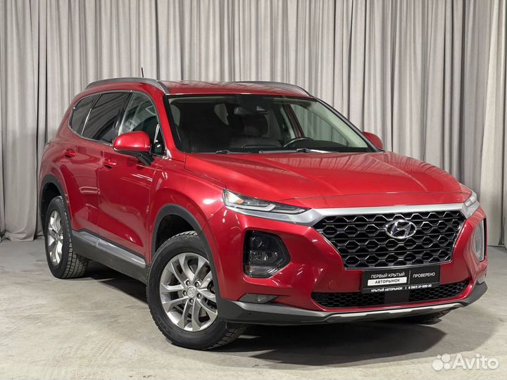 Hyundai Santa Fe 2.4 AT, 2018, 123 637 км